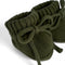 Knitted Booties in Forest Green