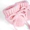 Knitted Booties in Pink