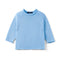 Knit Rollneck Baby Sweater in Baby Blue