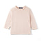 Knit Rollneck Baby Sweater in Beige