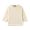 Knit Rollneck Baby Sweater in Cream