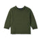 Knit Rollneck Baby Sweater in Forest Green