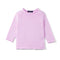 Knit Rollneck Baby Sweater in Lilac