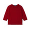 Knit Rollneck Baby Sweater in Red Xmas