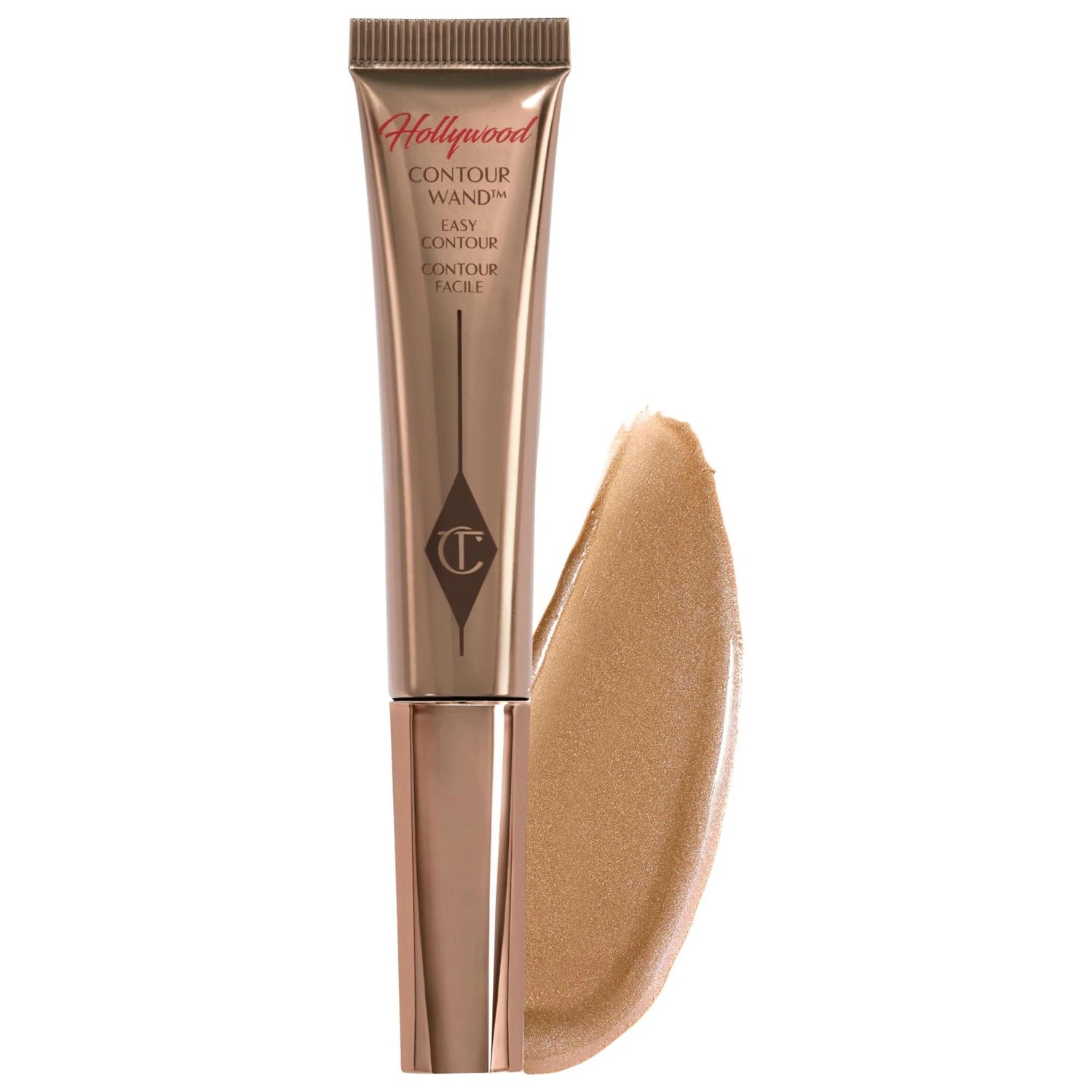 Charlotte Tilbury Hollywood Contour Wand - Liquid Cream Contour Makeup for Natural Sculpted Cheekbones, Vegan & Cruelty-Free Cosmetics