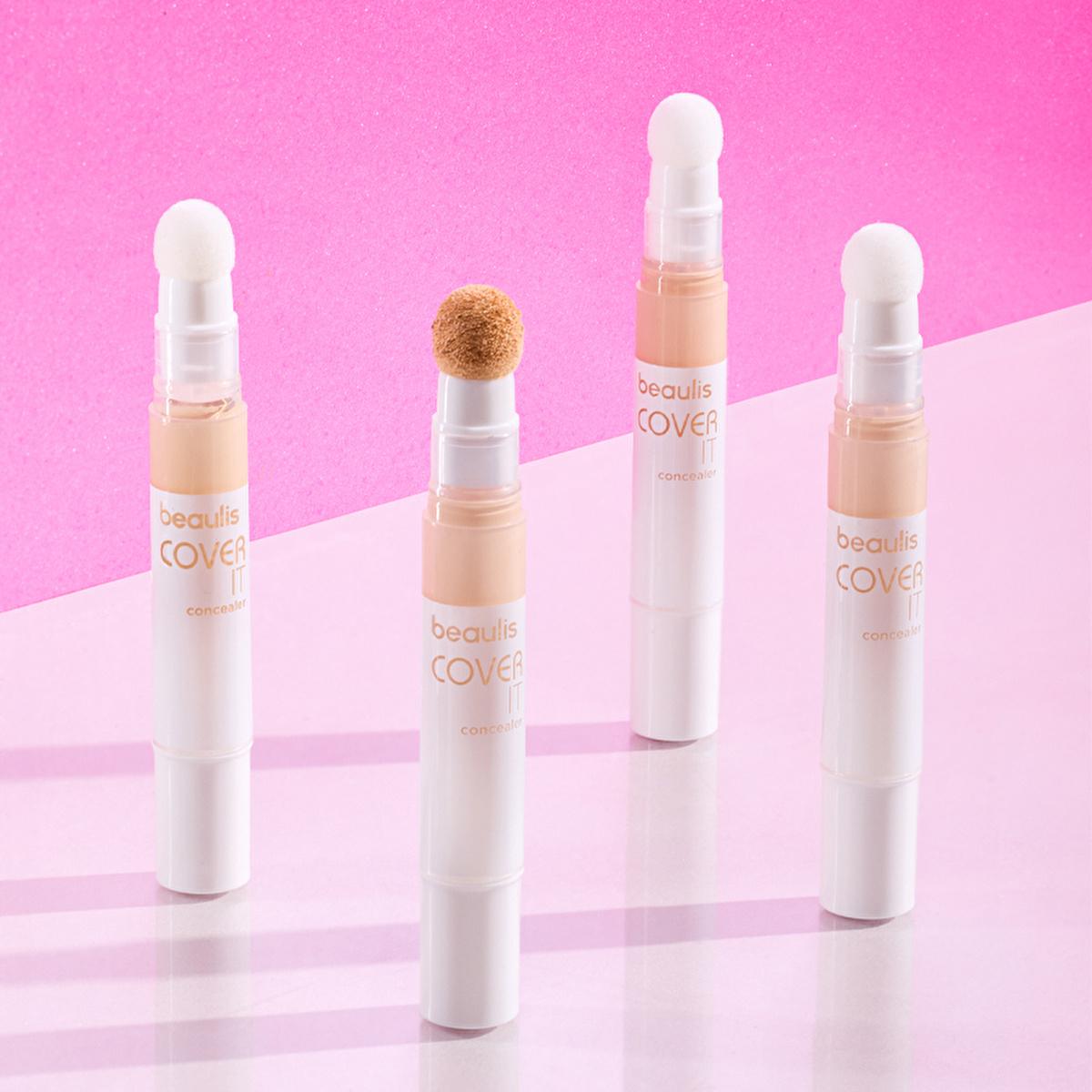 Beaulis Liquid Concealer for Flawless Coverage - Enhances Natural Beauty, 4 Shades Available