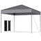 10 X 10 Feet Pop up Canopy Tent with Portable Carrying Bag and 8 Stakes