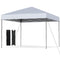 10 X 10 Feet Pop up Canopy Tent with Portable Carrying Bag and 8 Stakes