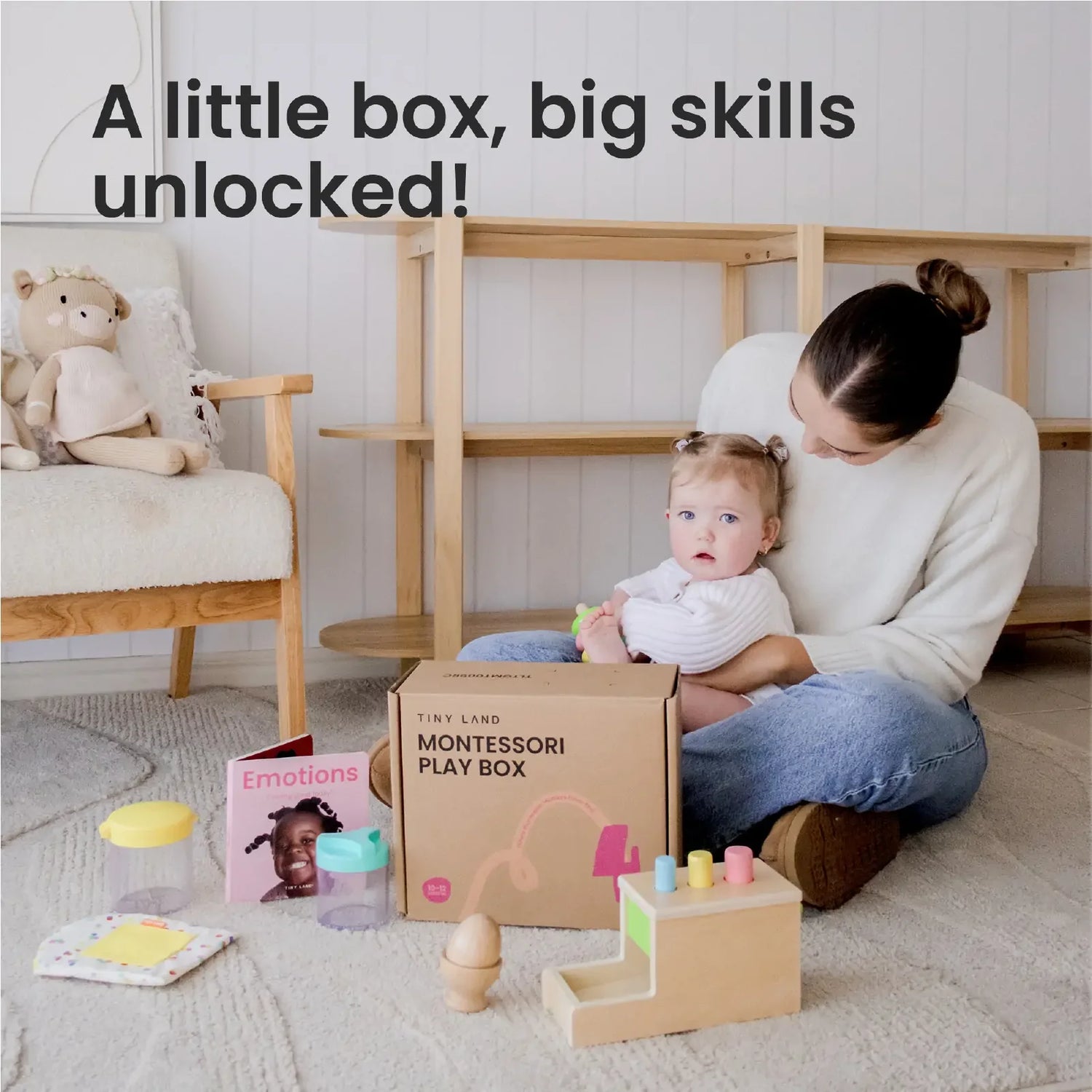 Tiny Land® Montessori Toys for Infants (10–12 Months)