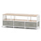 TV Stand for TVs up to 65 Inches with Power Outlets USB Charging