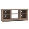 TV Stand for up to 65 Inch Flat Screen TVs with Adjustable Shelves for 18 Inch Electric Fireplace (Not Included)