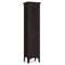 Tall Bathroom Floor Cabinet with Shutter Doors and Adjustable Shelf