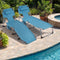 Tanning Chair with Face Arm Holes Folding Chair