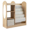 Toy Storage Organizer with 4-Tier Sling Shelves