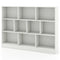 41 inches Wooden Toy Storage Organizer with 10 Cubes for Classroom Daycare Nursery Kindergarten
