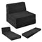 Tri-Fold Folding Chair Convertible Sleeper Bed