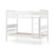 Twin Over Twin Bunk Bed with Ladder and Full-length Guardrails