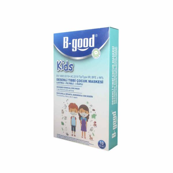B-Good Children's Disposable Face Masks - 3-Ply Protection, Fun Patterns, Comfortable Fit - Kids Surgical Mask, Allergy Mask, Dust Mask