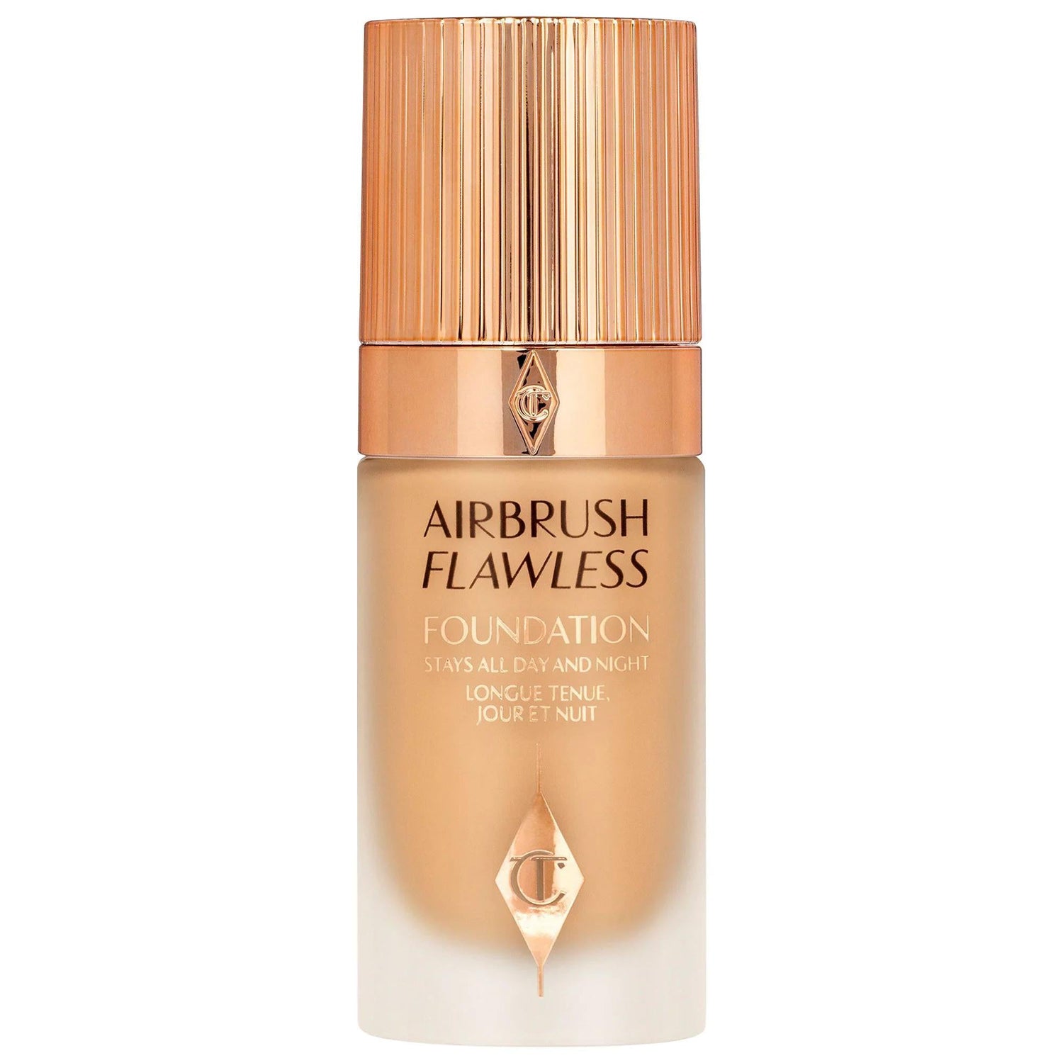 Charlotte Tilbury Airbrush Flawless Foundation: Full Coverage, Longwear, Matte Finish & Hydrating - Vegan Foundation for All Skin Types