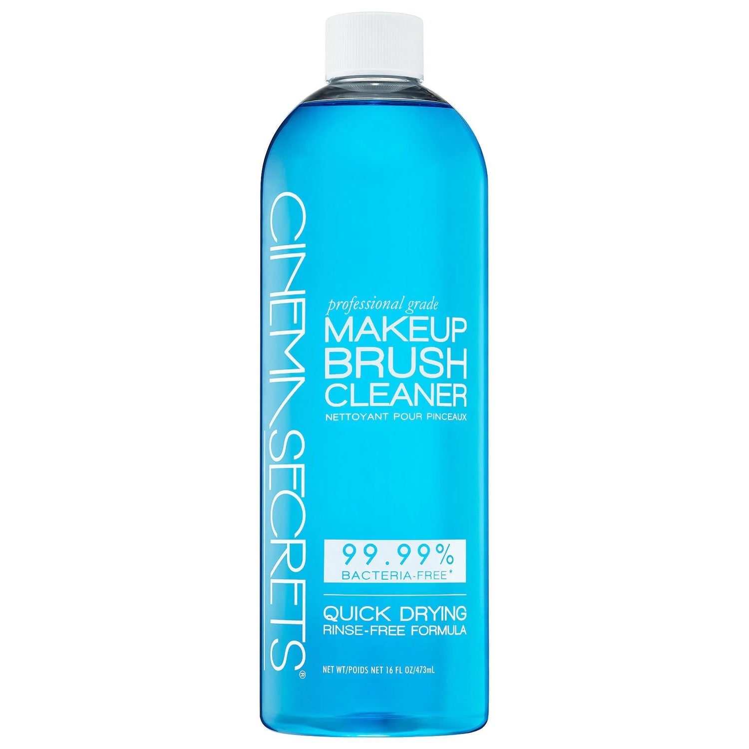 Cinema Secrets Makeup Brush Cleaner - Professional-Grade, Quick Drying, Antimicrobial Liquid Cleaner for Natural & Synthetic Brushes