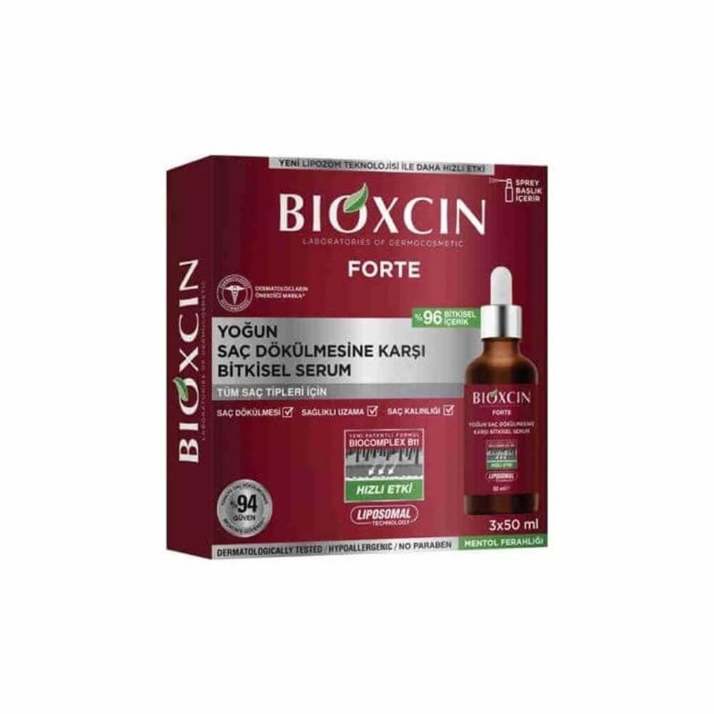 Bioxcin Forte Hair Serum - Natural Intense Hair Loss Treatment for Thicker Hair