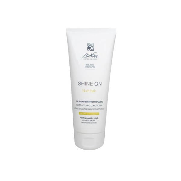 BioNike Shine On: Restructuring Hair Conditioner for Damaged & Color Treated Hair - Deeply Moisturizing, Detangling, and Repairing with Pomegranate Oil