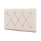 Upholstered Headboard for Twin Size Bed with Fabric Upholstery