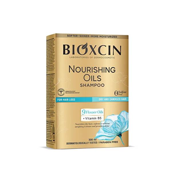 Bioxcin Nourishing Shampoo for Dry & Damaged Hair - Moisturizing, Repairing & Shine Enhancement - 300ml