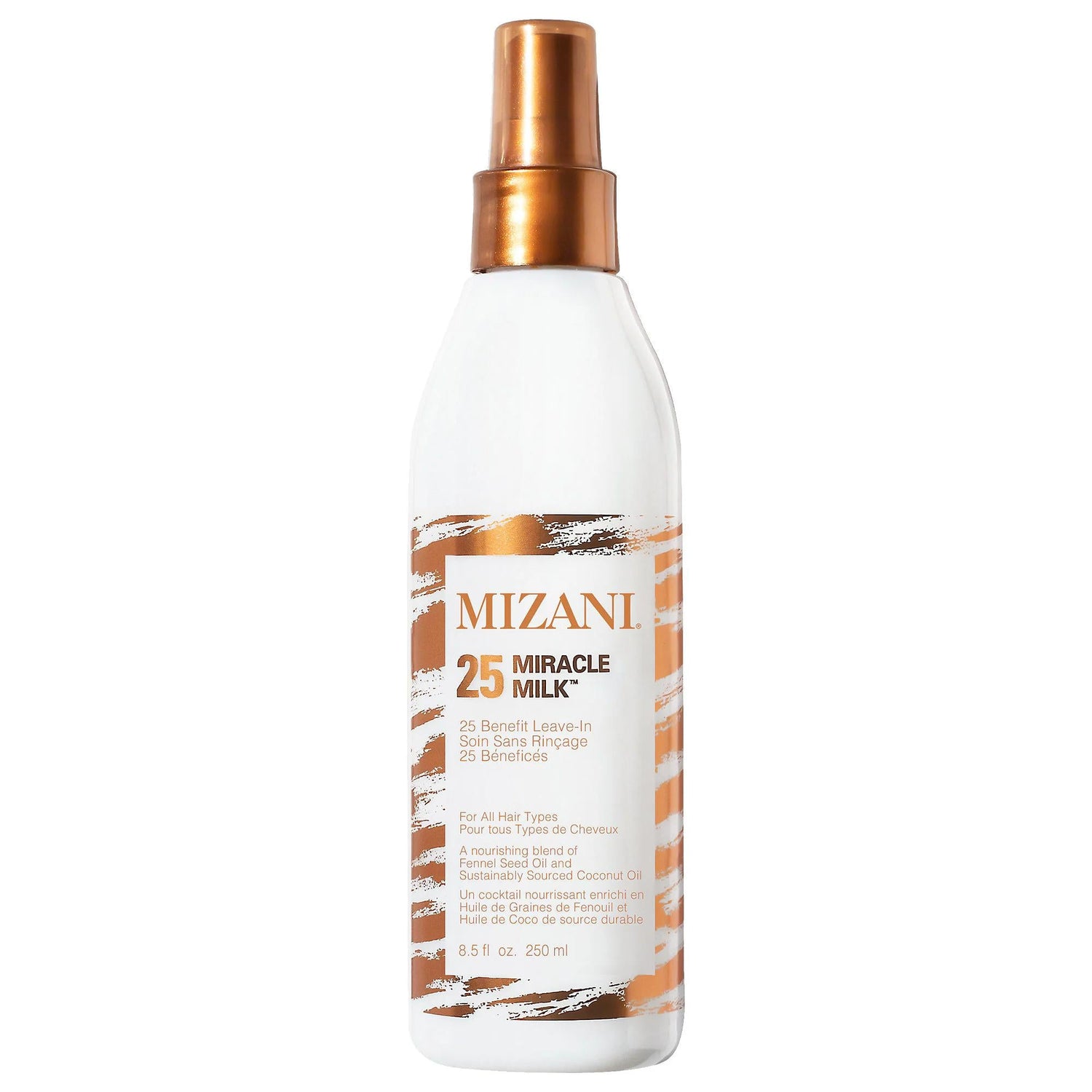 25 Miracle Milk Heat Protectant Leave-In Conditioner by Moroccanoil - Moisturizing, Detangling, and Heat Protection for Curly Hair
