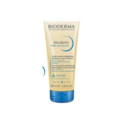 Bioderma Atoderm Shower Oil - Gentle, Moisturizing Cleanser for Dry, Sensitive Skin - 3.38 fl oz