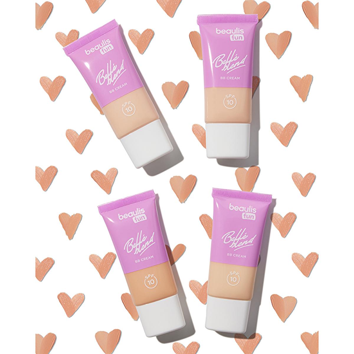 Beaulis Fun Belle Blend BB Cream - Natural, Lightweight Coverage with SPF 10 - 138 Ivory Touch
