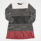 Multi Fabric Color Block Dress