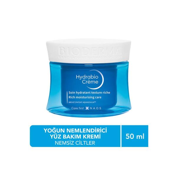 Bioderma Hydrabio: Intense Hydrating Face Cream - Radiance Boosting Moisturizer for Dry, Dehydrated Skin - Vitamin E Protection