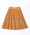 Ribbed Velour Tiered Short Skirt