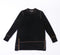Maternity Zipper Velour Top With Contrast Stitching