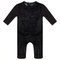 Velour And Rib Combo Onesie