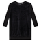 Velour And Rib Combo Dress