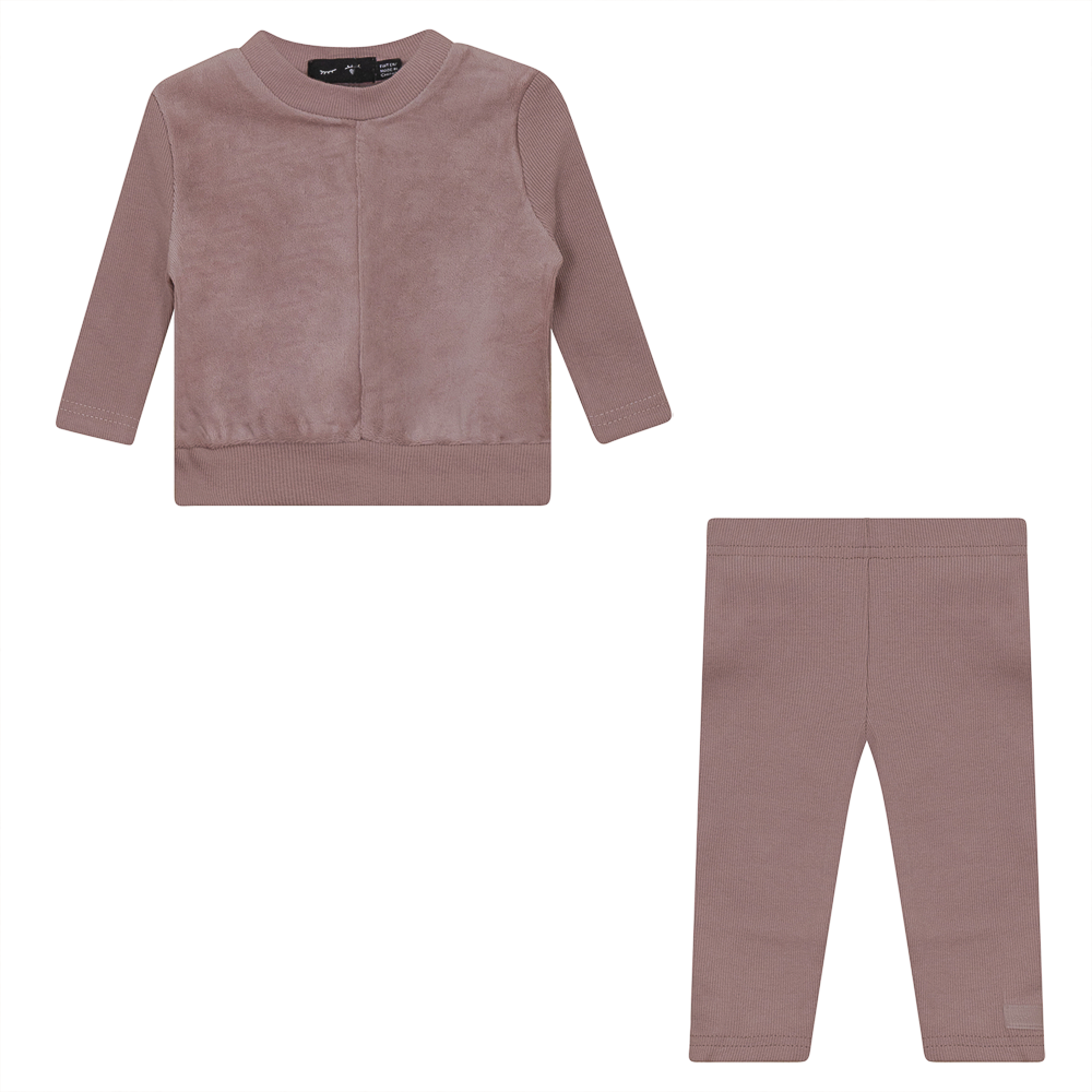 Velour And Rib Combo 2 PC Set