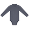 Rib Basic Henley Onesie