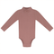 Rib Basic Henley Onesie