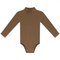 Rib Basic Henley Onesie