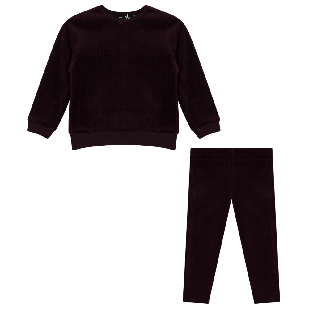 Wide Rib Velour 2 PC Set