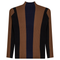 Color Blocked Ribbed Sweater knit