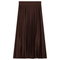 Pleated Knit Long Skirt
