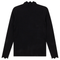 Wave Bottleneck Knit Sweater