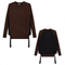 Velour Top With Shirting Back