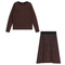 Ribbed Knit 2 PC Midi Set