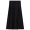 Knit Pleated Midi Skirt