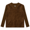 Combo Rib And Cotton Velour Top