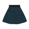 Asymmetric Cut Waffle Short Skirt